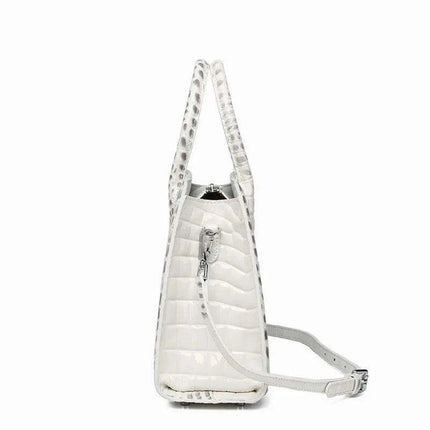 Exquisite Crocodile Leather Tote - A Statement of Sophistication
