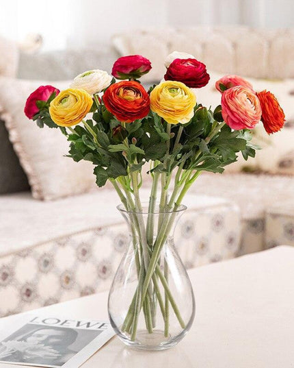 Chic Silk Peony Flower Set: 5 Stunning Artificial Bouquets for Any Celebration