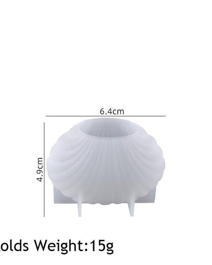 Marine Shell Silicone Mold Kit - Creative DIY Set for Candles, Soaps, and Home Decor