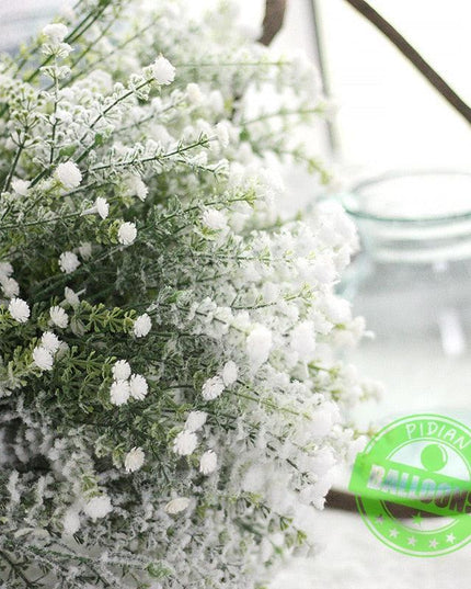 Timeless White Dried Babysbreath Stems - Perfect for Elegant Weddings and Crafting