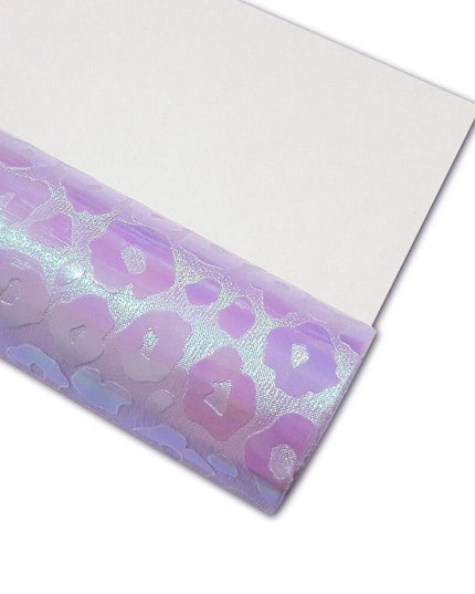 Leopard Spot Faux Leather Crafting Roll - Creative DIY Essential (50x120cm)