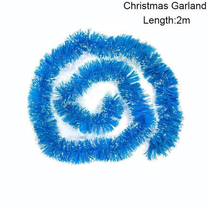 Twinkling PVC Holiday Garland - Enchanting Christmas Decoration