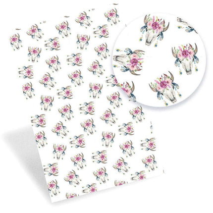 Artistic Faux Leather Crafting Sheets with Playful Pet Patterns - DIY Creative Kit