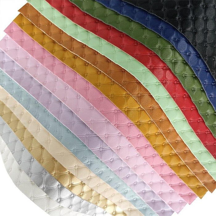 Supple Synthetic Leather Crafting Fabric - Essential Material - 30x135cm