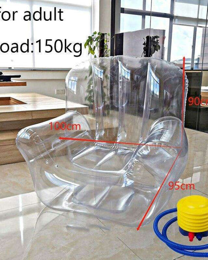 Luxury Portable Inflatable Sofa Bed with Integrated Headrest and Ergonomic Design