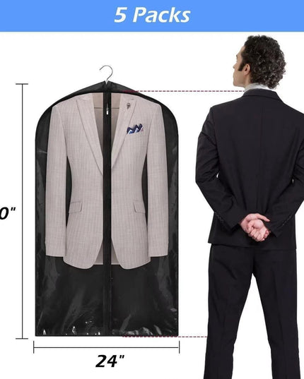 5-Piece 3D Clothing Protection Set - The Ultimate Solution for Wrinkle-Free Wardrobe Organization