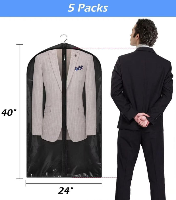 Premium 3D Garment Storage Solutions - 5-Piece Set for Wrinkle-Free Clothes Organization