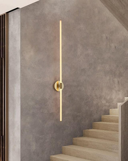 Elegant Adjustable Gold LED Wall Sconces with Customizable Lighting for Any Room