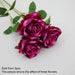 Rose Bouquet Silk Flowers - 3 Piece Set for Valentine's Day Wedding Decor