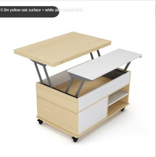 Convertible Lift-Top Coffee Table: Versatile Dining & Living Space Solution