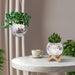 Disco Ball Mirror Hanging Plant Pot - Bohemian Greenery Decoration