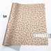 Golden Leopard Glitter Lace Faux Leather Sheets - DIY Crafting Essential