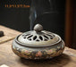 Serenity Infusion: Chinese-Inspired Ceramic Incense Burner for Tranquil Spaces