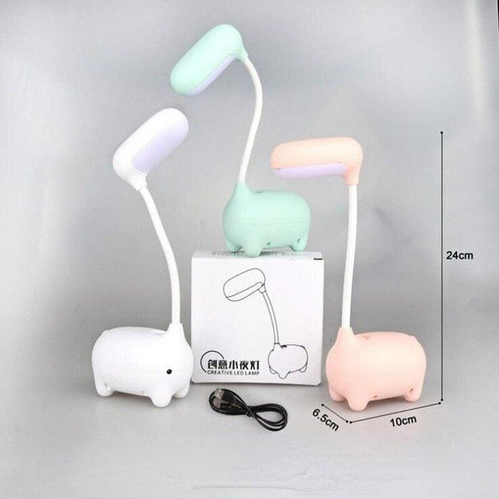 Whimsical LED Cartoon Desk Lamp: Personalized Charging Gift for a Creative Workspace