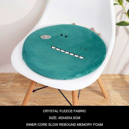 Feline Fantasy Memory Foam Seat Cushion - Charming Comfort for Every Space