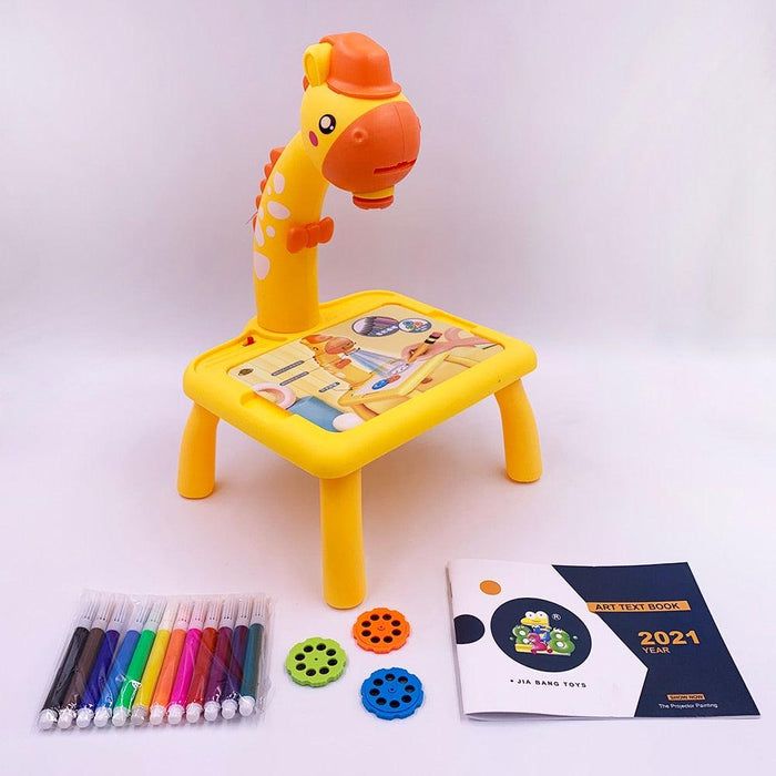 Children's Interactive LED Art Projector Drawing Table - Creative Learning Tool