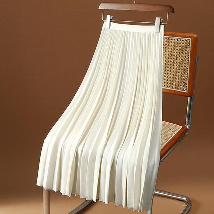Elegant Pleated A-Line Skirt - Essential for Every Occasion