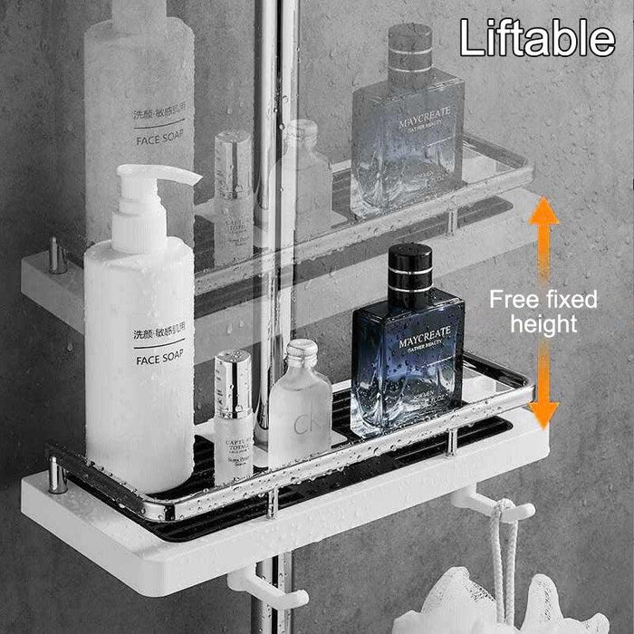Streamline Your Shower Routine with this Hassle-Free Shower Caddy for Enhanced Bathroom Organization