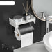 Self-adhesive Toilet Paper Holder Stand - Simple Installation Solution