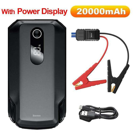 Emergency Power Booster: High-Capacity Car Jump Starter & Portable Battery Charger
