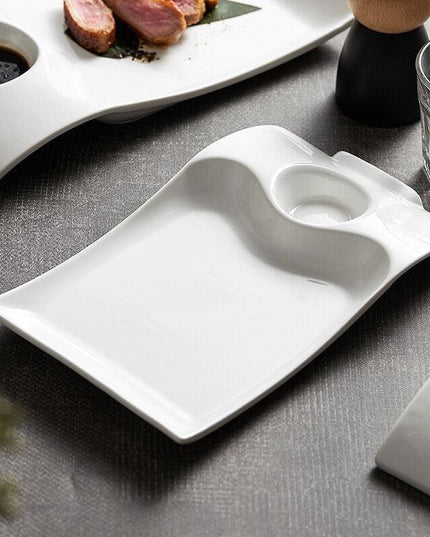 Premium Ceramic Dinner Plates Set for Sophisticated Dining