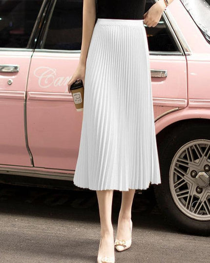 Chic Satin Silk Midi Skirt - A Summer Wardrobe Staple