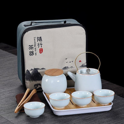 Travel Elegance: Xishi Teapot Tea Set - The Perfect Companion for Tea Lovers Everywhere