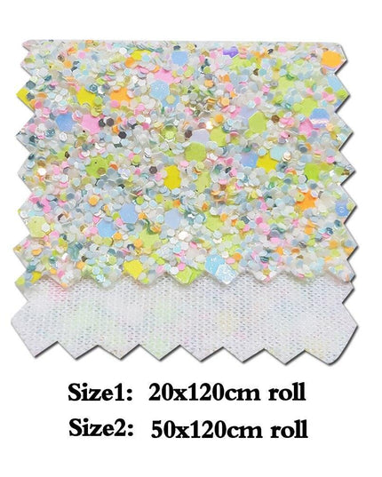 Glittering Chunky Fabric Roll for Imaginative Crafting