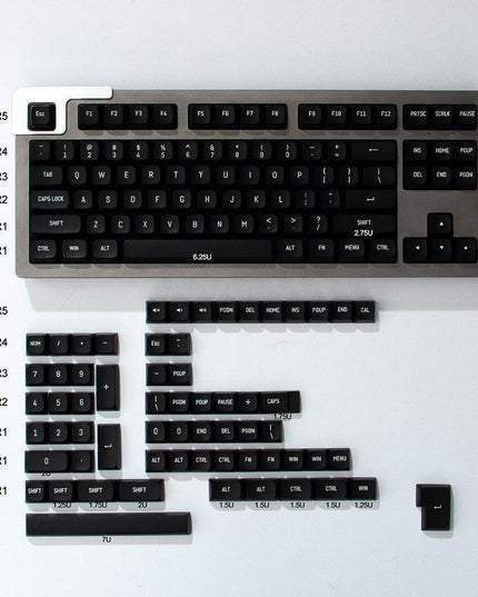 Upgrade Your Keyboard Aesthetic with 150 MSA Dual-Color Keycaps