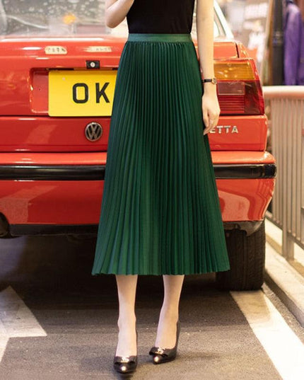 Chic Satin Silk Midi Skirt - A Summer Wardrobe Staple