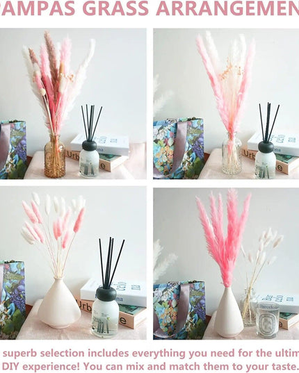 Enchanting Dried Flower Bouquet for Bohemian Wedding Decoration