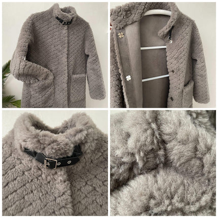 Luxurious Women's Wool Fur Overcoat: The Ultimate Blend of Style and Warmth