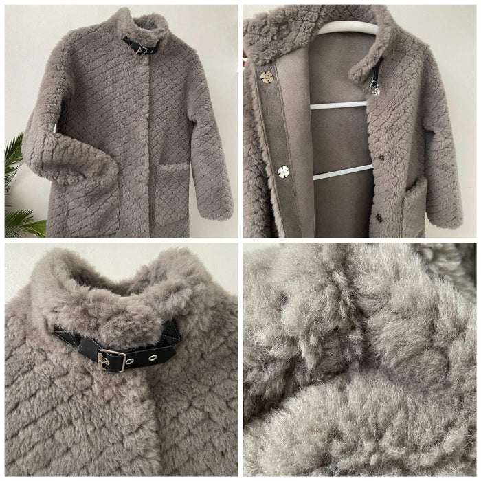 Luxurious Women's Wool Fur Overcoat: The Ultimate Blend of Style and Warmth