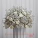 Realistic White Gypsophila Baby Breath Artificial Flower Arrangement