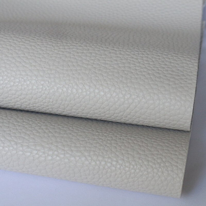 Elegant Litchi Pattern Vegan Leather Craft Sheet - A4 Size for Creative Projects