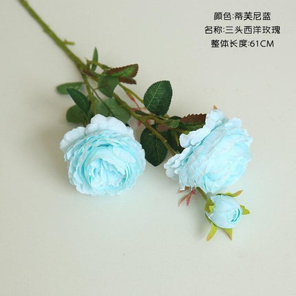 Chic 61CM Faux Peony Stem - Effortless and Timeless Floral Accent for Any Space