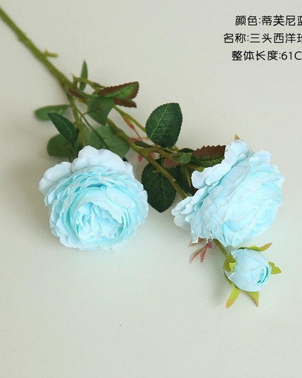 Chic 61CM Faux Peony Stem - Effortless and Timeless Floral Accent for Any Space