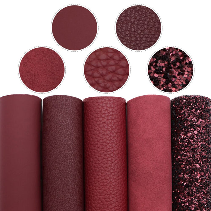 Fish Scale Dot Synthetic Leather Fabric Pack
