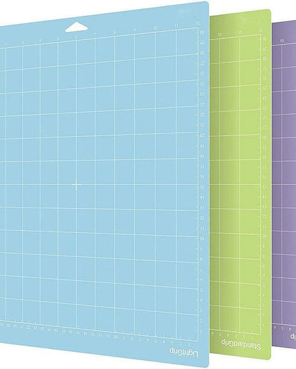 Enhance Your Crafting Journey with the Colorful 3-Piece Adhesive Cutting Mat Set for Cricut/Cameo 4