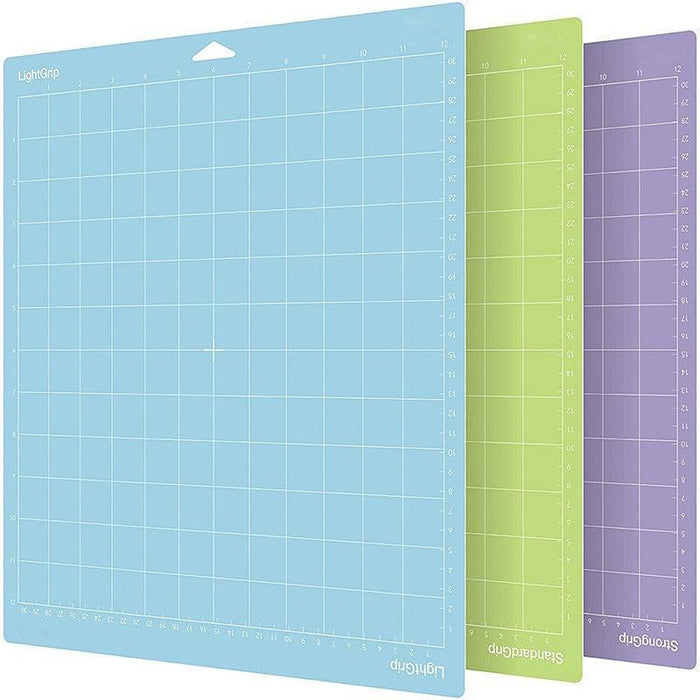 Vibrant Precision Cutting Mat Set for Cricut & Cameo 4 - Engraving Base Plates