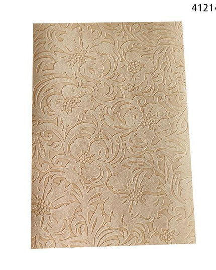 Chic Vintage Embossed Faux Leather Crafting Fabric - Generous 30x135cm Size