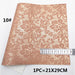 Rose Gold Sparkling Leather Sheet for Elegant DIY Projects
