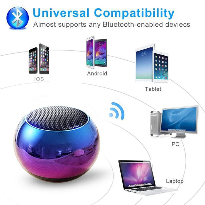 Pocket-Sized Bluetooth Speaker: Portable Sound Experience with TWS Functionality & Camera Control