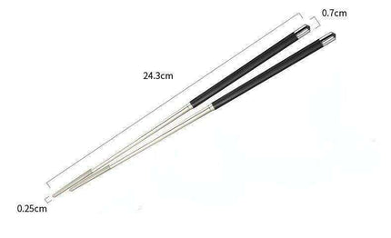 Elegant Stainless Steel Chopsticks - Enhance Your Dining Experience
