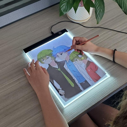 Creative Kids LED Drawing Tablet: A4 Size 3 Level Dimmable Copy Board - Enhance Your Child's Artistic Journey