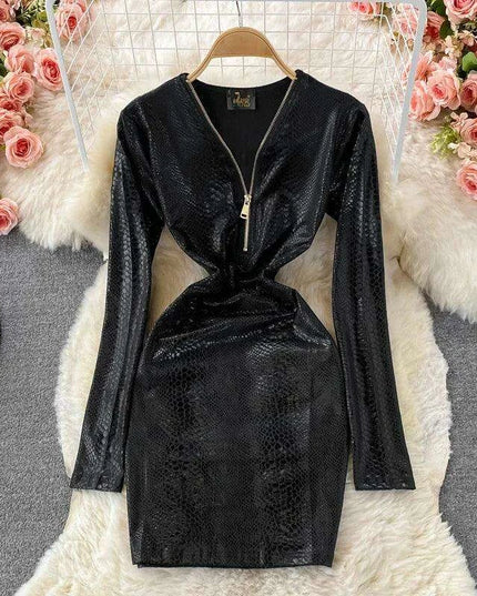 Chic Leopard Print Bodycon Dress - Autumn 2022 Luxe Essential