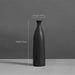 Exquisite Black Ceramic Vase with Sleek Tall Neck and Flexible Size Options