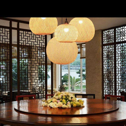 Artisan Bamboo Chandelier - Transform Your Space with Handcrafted Radiance