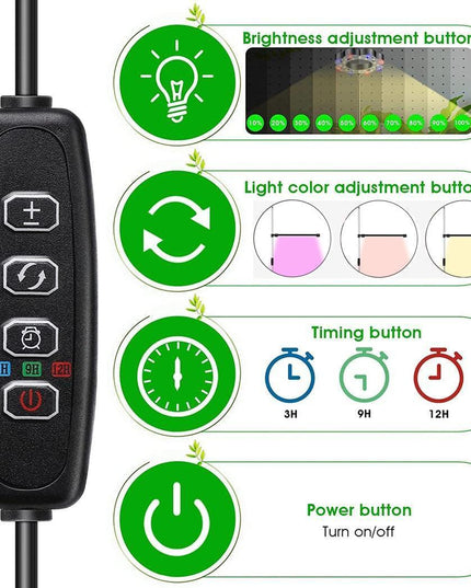 Advanced Spectrum LED Grow Light for Optimal Indoor Plant Growth