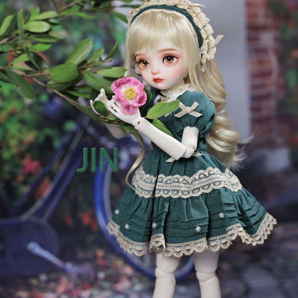 Enchanting Customizable Jin Young Doll in Stylish Lolita Attire